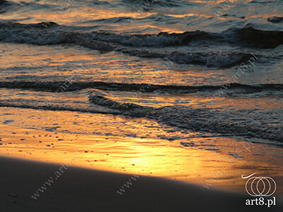 Fotografia - ''Zachód słońca nad morzem 7'' 