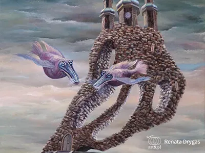 olej na płycie, ''Wyspa zakochanych'' 