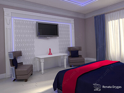 Hotel w Bonabéri, Kamerun. Wizualizacja.