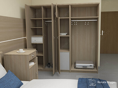 Dom Rehabilitacyjny w Mӧnchengladbach, Niemcy. Wizualizacja.