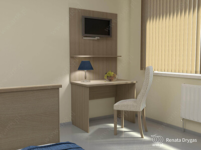 Dom Rehabilitacyjny w Mӧnchengladbach, Niemcy. Wizualizacja.